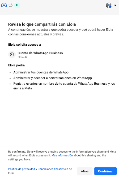Revisa los permisos